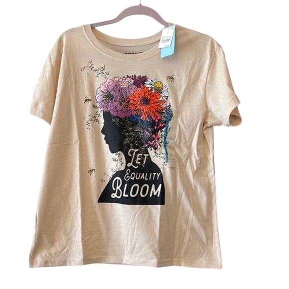 Let Equality Bloom Creative Action Network T-Shirt, Size Small New with Tag - Picture 1 of 7